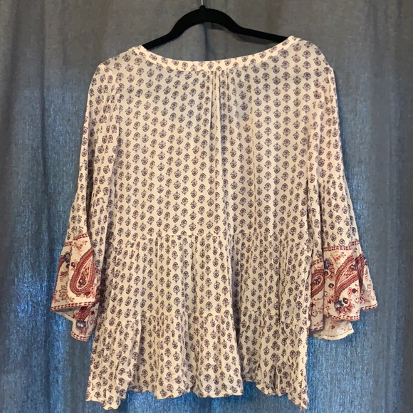 American Eagle 🦅 Boho Pheasant Top - Picture 2 of 4